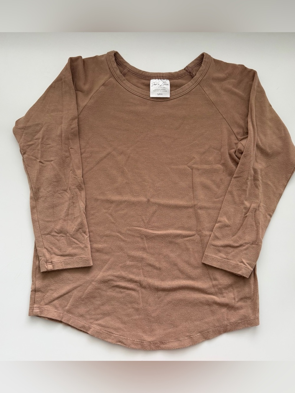 Jax & Lennon Long Sleeve Bamboo Top - Brown